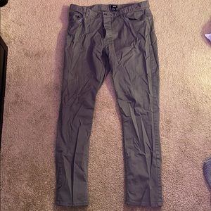 H&M navy green slim fit pants. Size 33